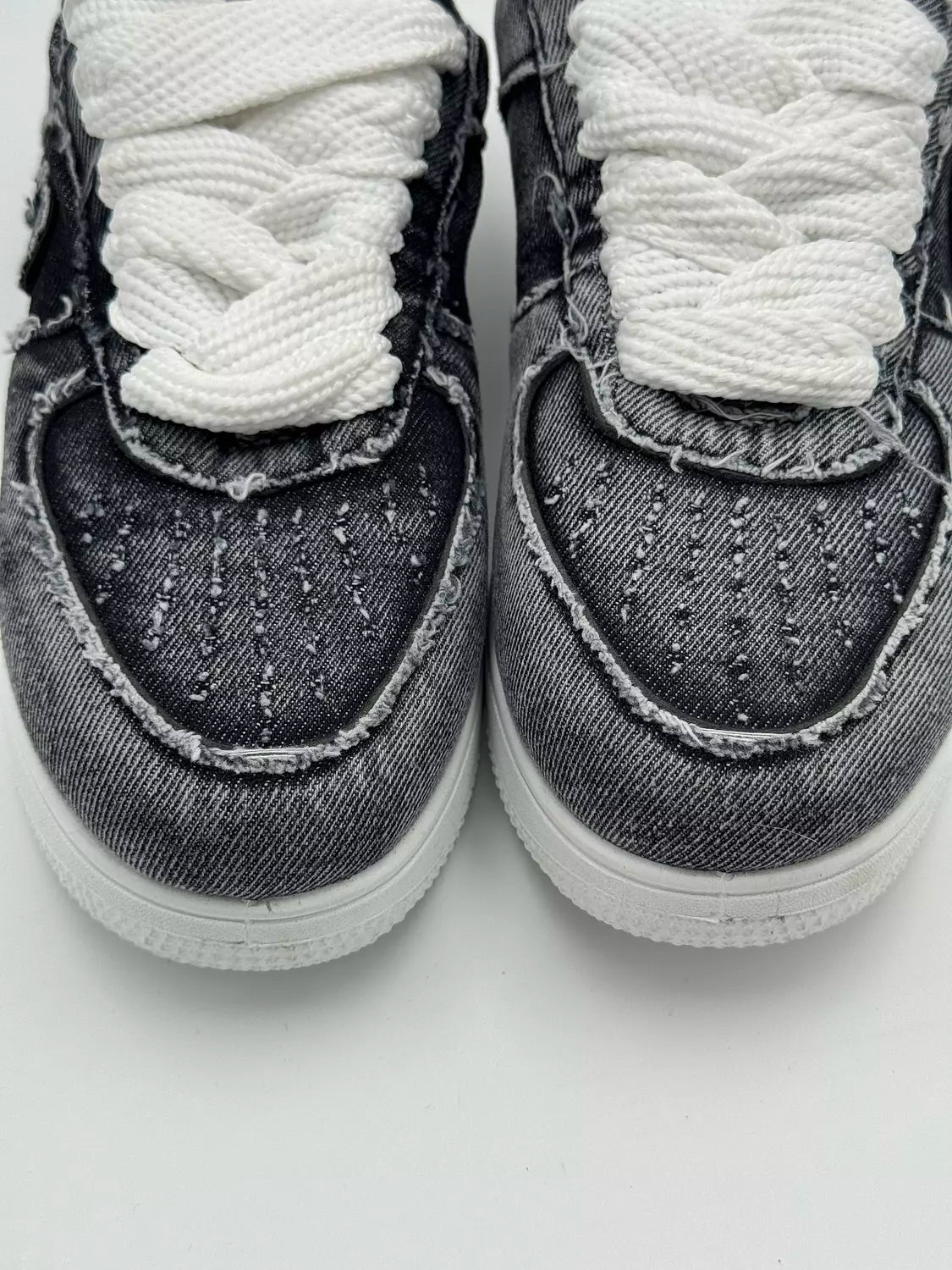Nike Air Force1 "Full Black Denim"