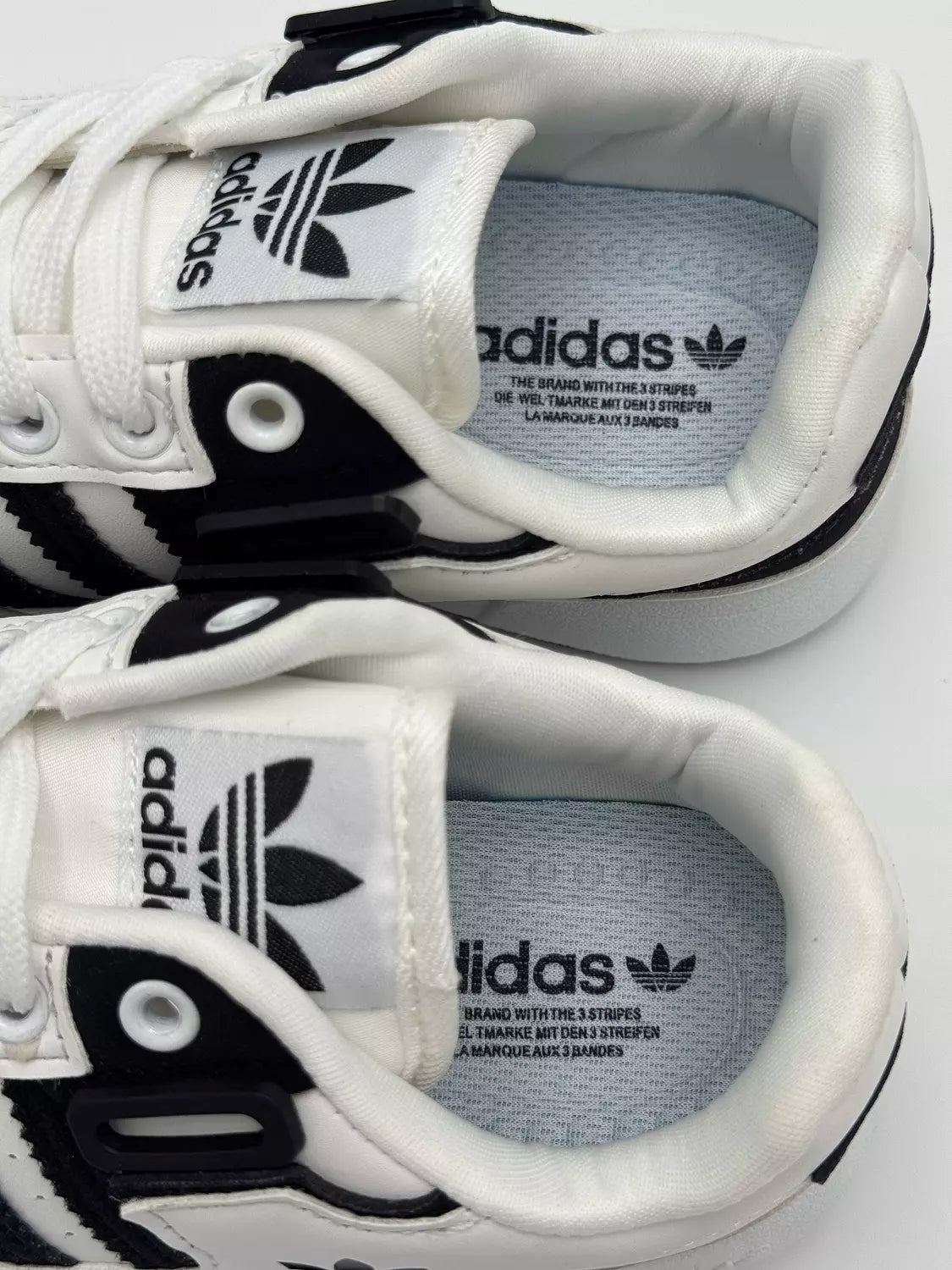 Adidas Forum 84 " black straps"