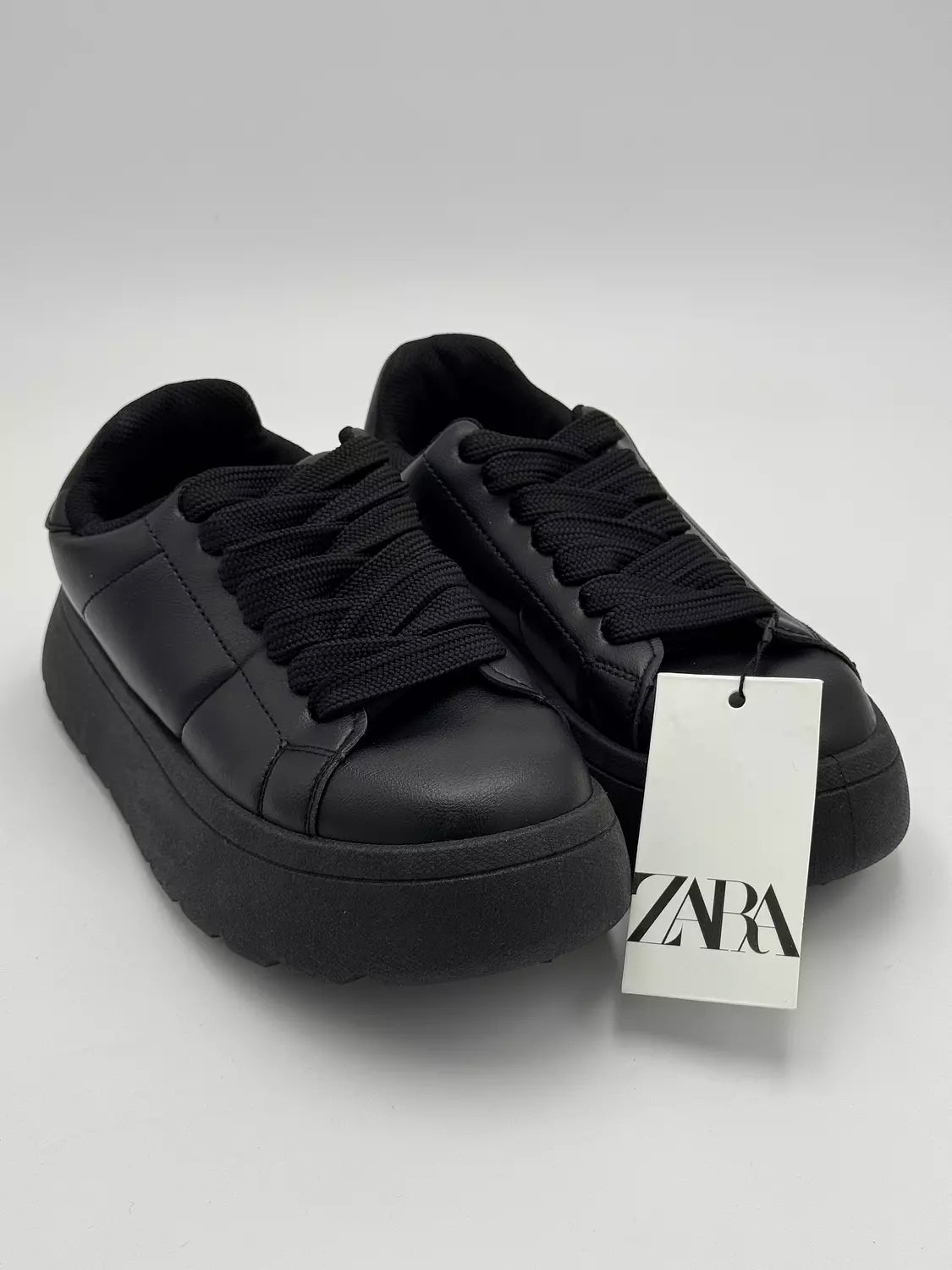 Zara chunky platform "black"
