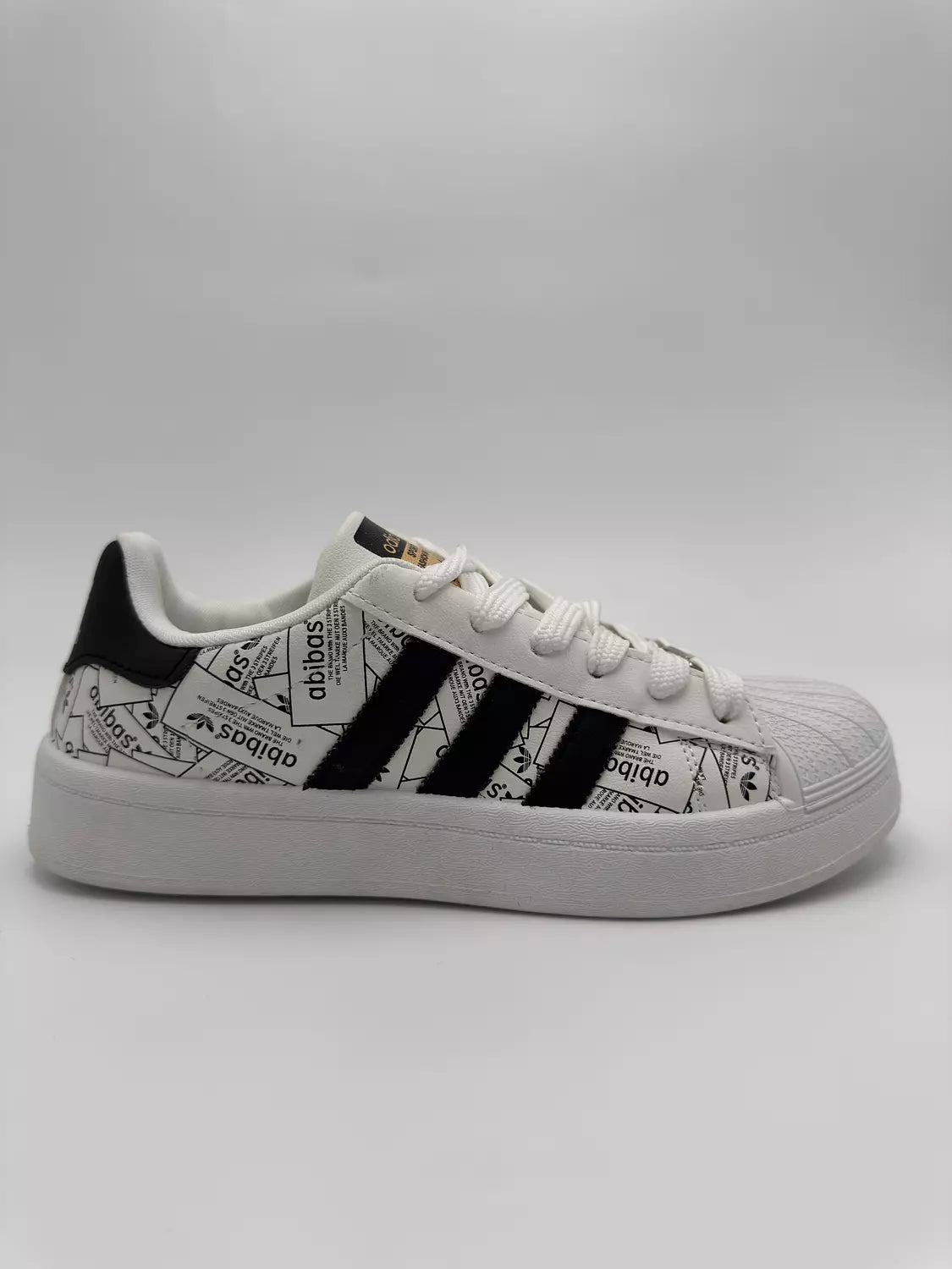 Adidas Super Star " label collage"