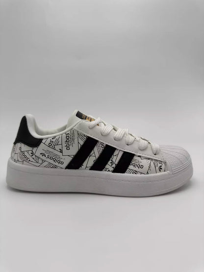 Adidas Super Star " label collage"