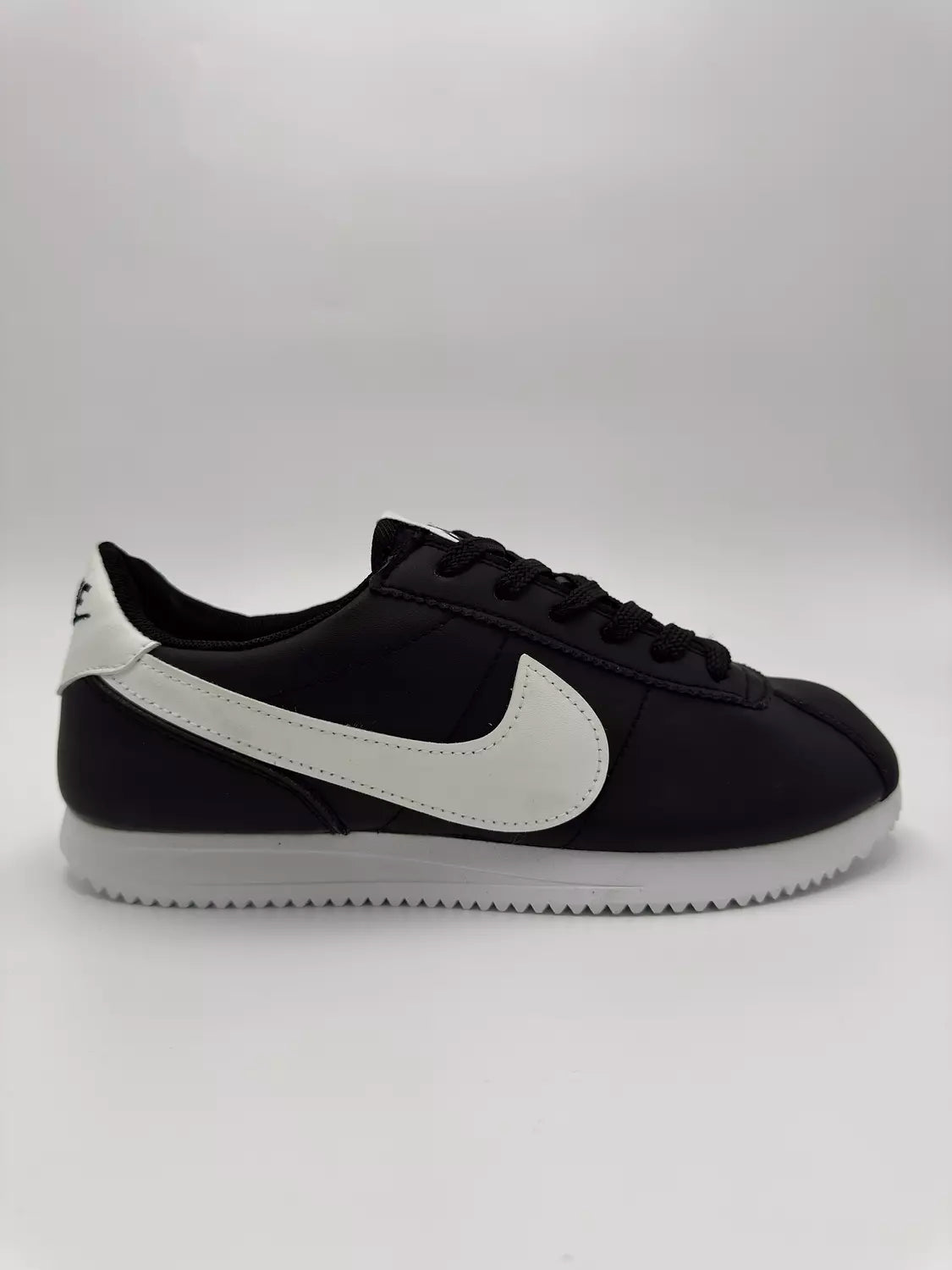 Nike Cortez "black & white swoosh"