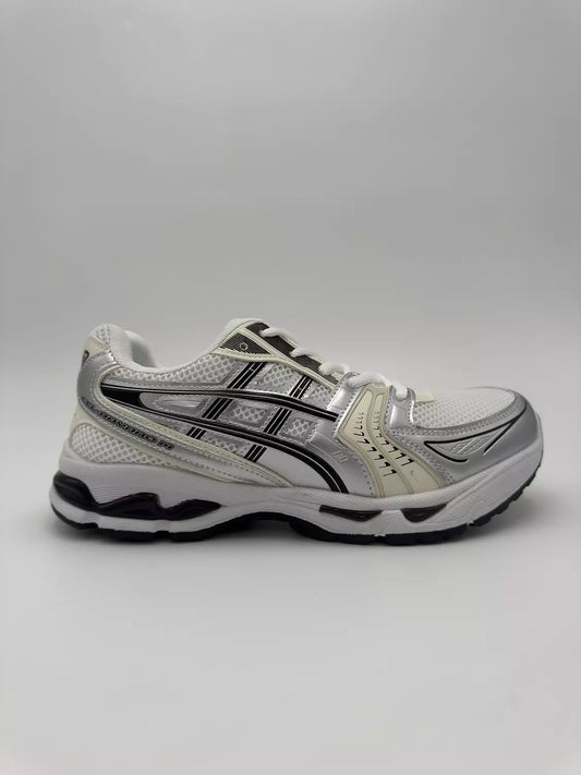 ASICS GEL-Kayano 14 " white& silver colorway"