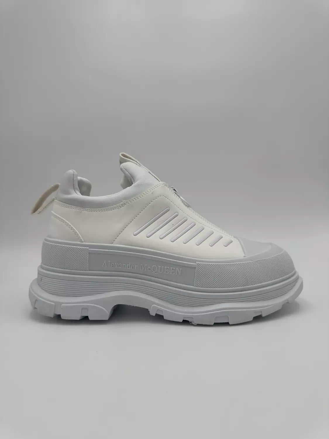 Alexander McQueen Tread Slick "All White"