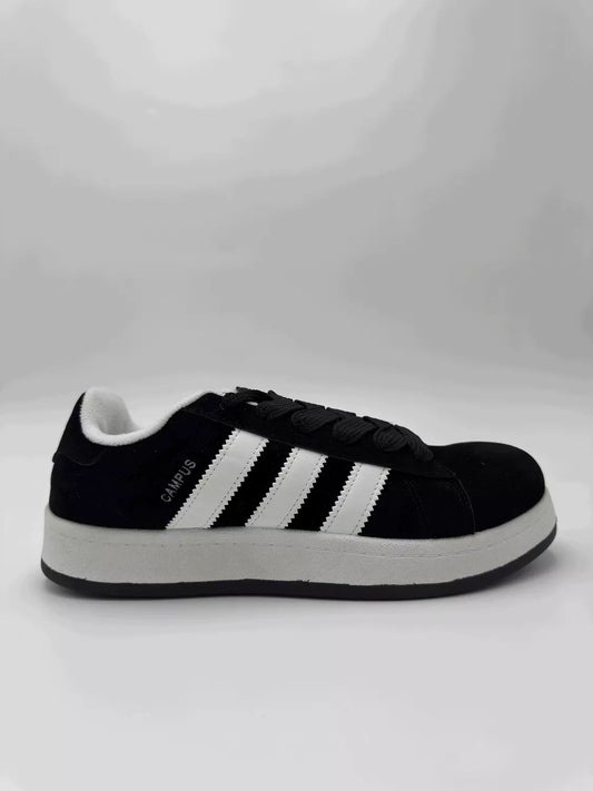 Adidas Campus OOs "black x white straps"