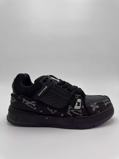 Louis Vuitton LV Trainer "black Damier denim"