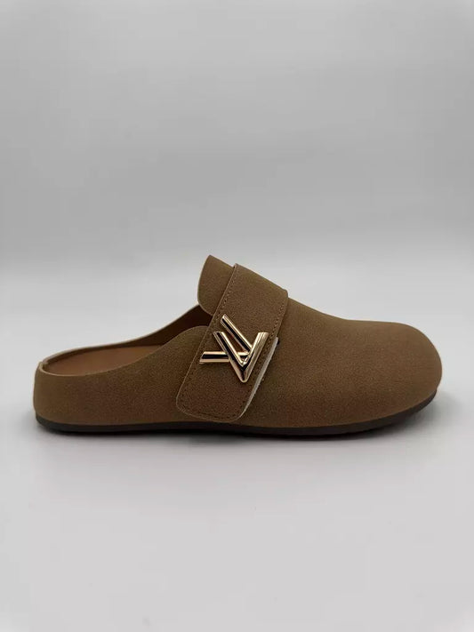 Louis Vuitton X MUI MUI Mules " dark brown"