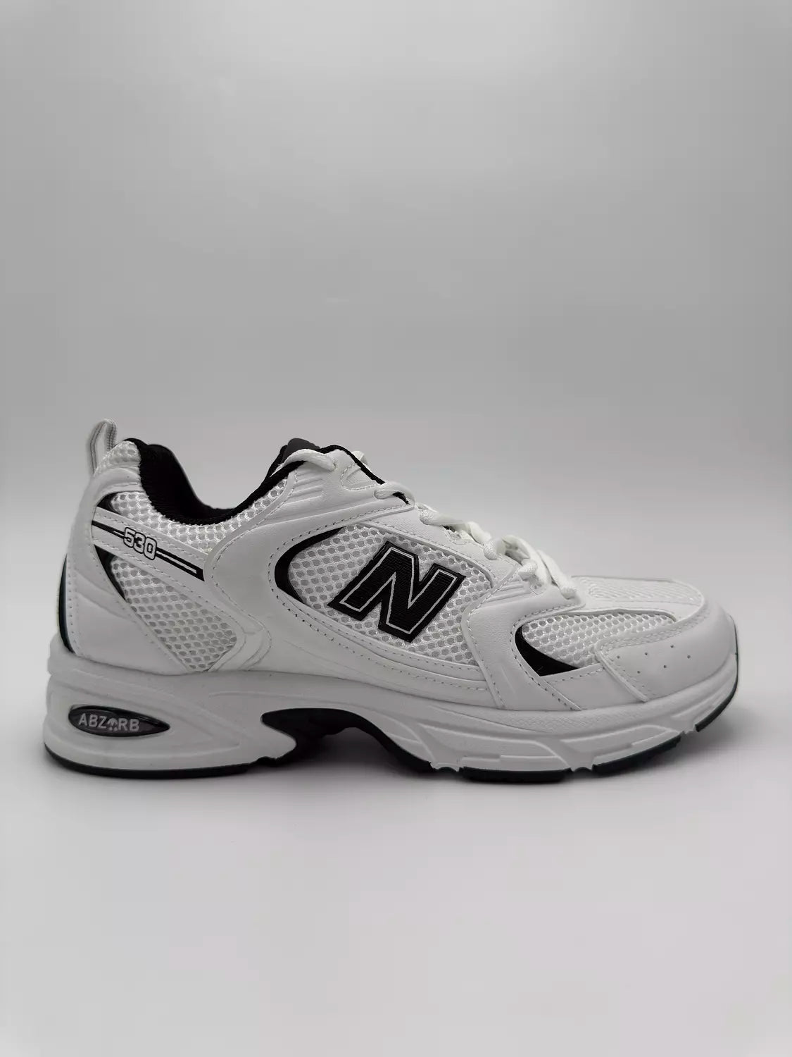 New Balance 530 "white& black tint"