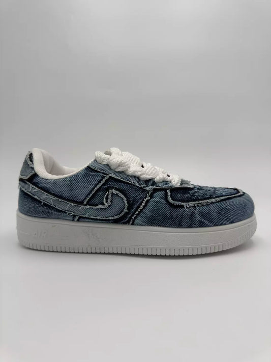 Nike Air Force1 "Full Blue Denim"