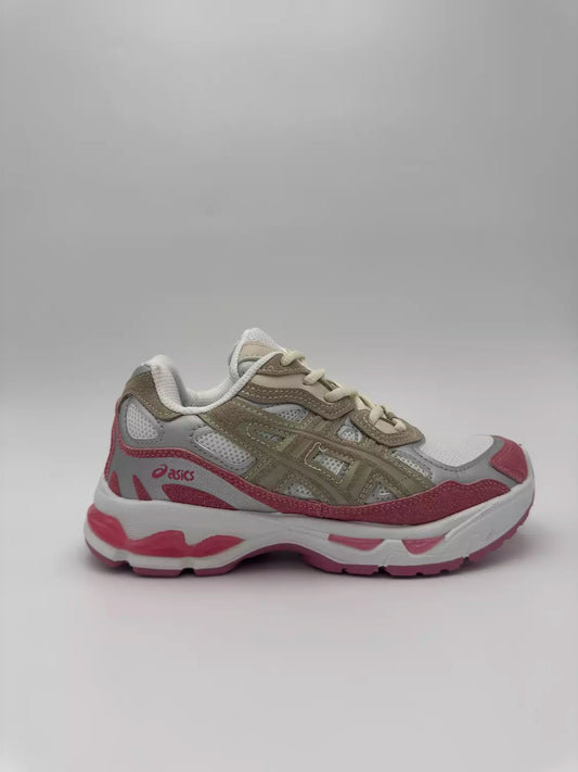 Asics GEL-NYC "mineral beige& pink accents"