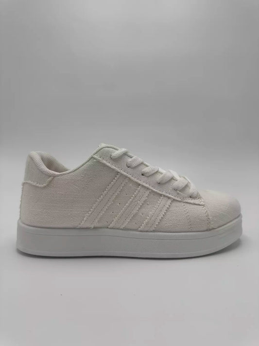 Adidas Superstar "denim textured white"