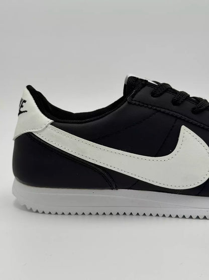 Nike Cortez "black & white swoosh"