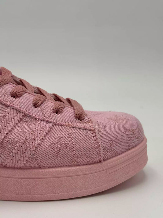 Adidas Superstar "denim textured pink"