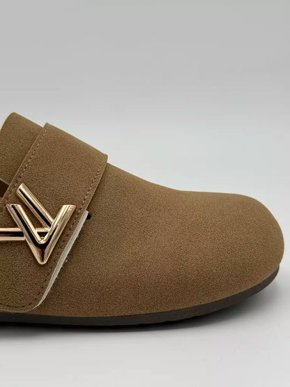 Louis Vuitton X MUI MUI Mules " dark brown"