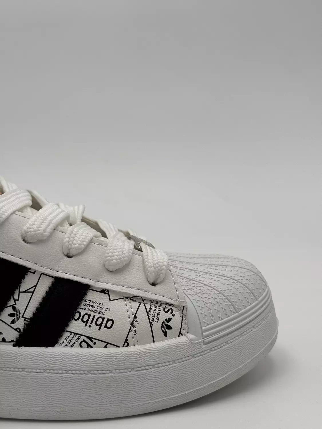 Adidas Super Star " label collage"