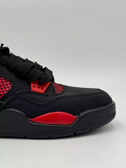 Nike Air Jordan 4 Retro "Black & Red Thunder"