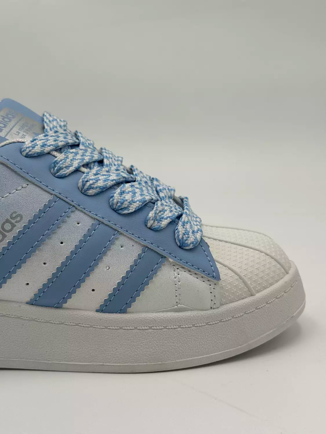 Adidas Superstar (blue colorway)