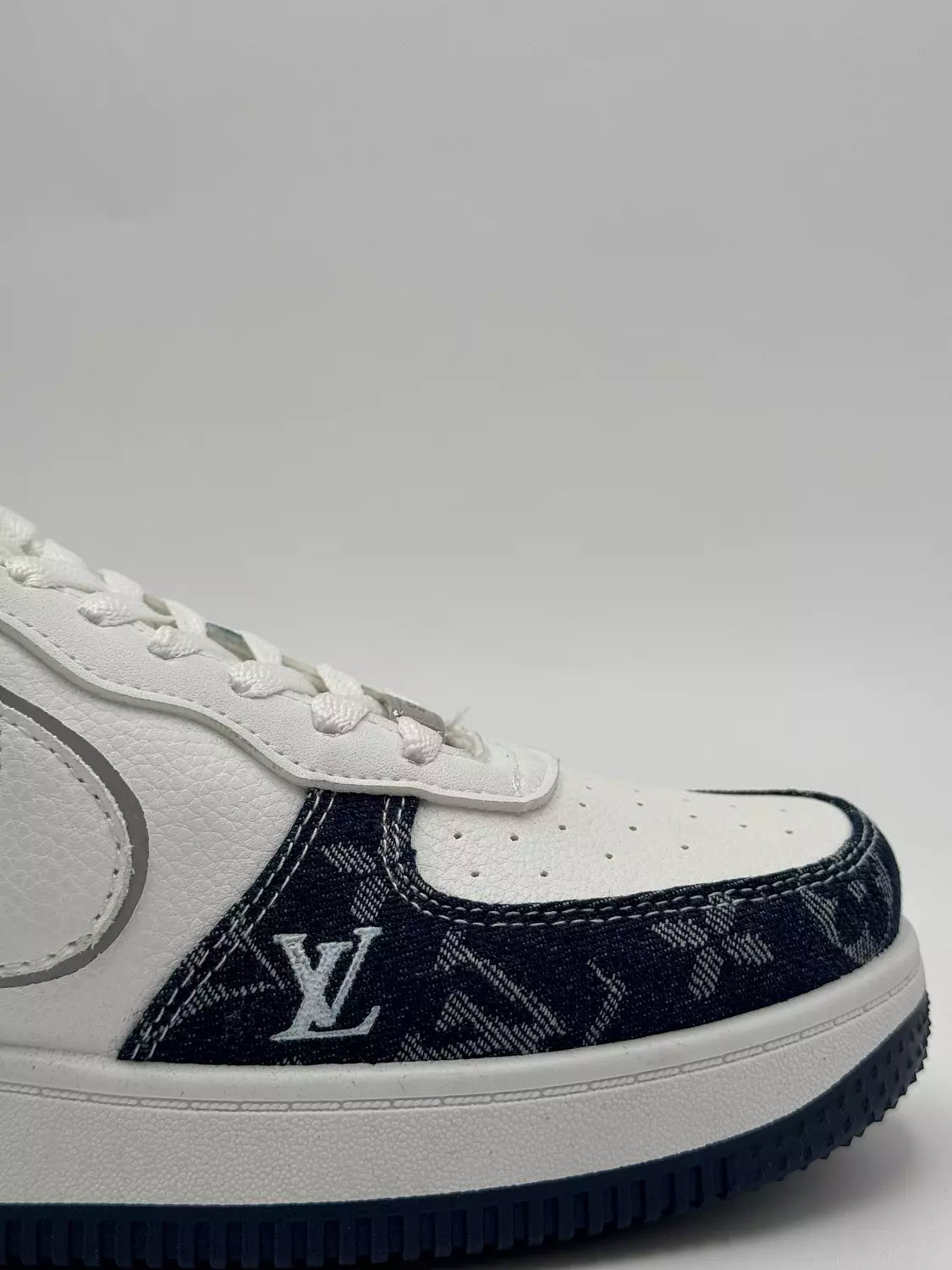 Louis Vuitton x Nike Air Force "Navy Denim"