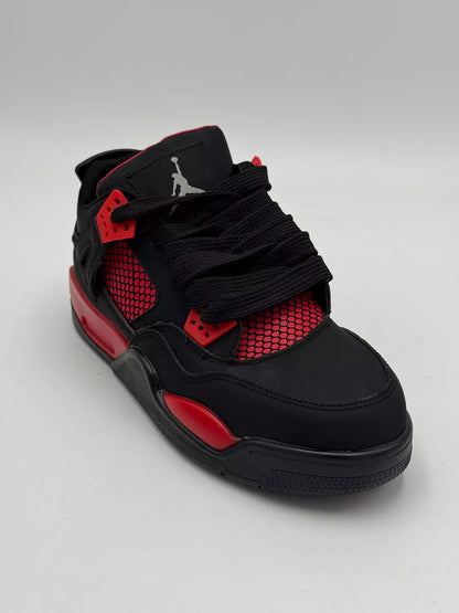 Nike Air Jordan 4 Retro "Black & Red Thunder"