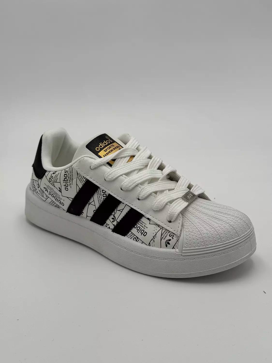 Adidas Super Star " label collage"