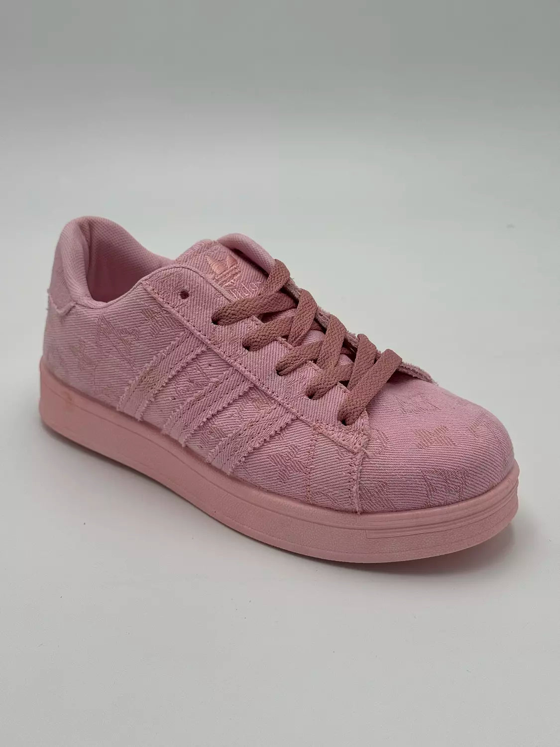 Adidas Superstar "denim textured pink"