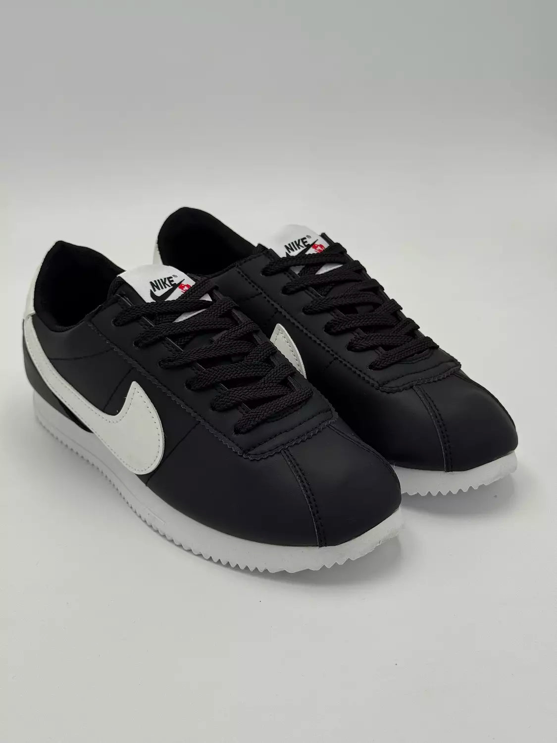 Nike Cortez "black & white swoosh"