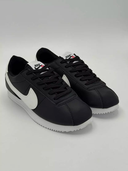 Nike Cortez "black & white swoosh"
