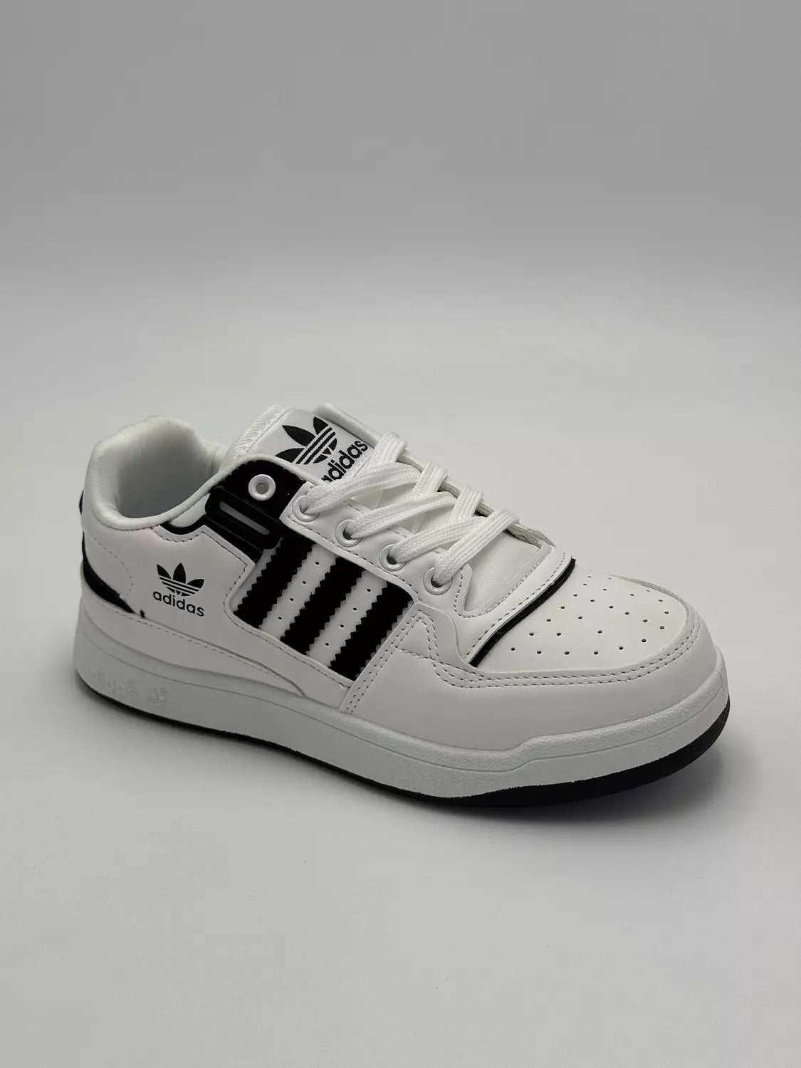 Adidas Forum 84 " black straps"