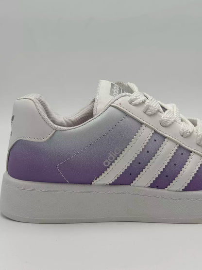 Adidas Superstar (purple colorway)