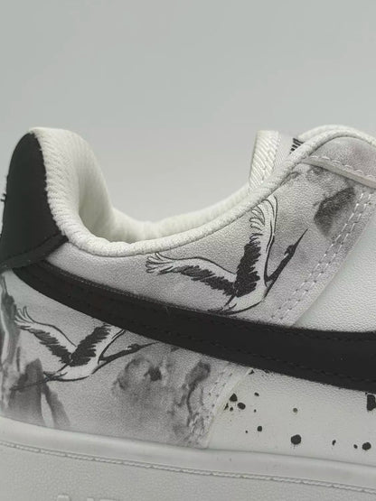Nike Air Force "Monochrome Chinese Calligraphy"