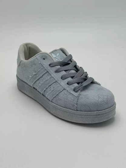 Adidas Superstar "denim textured grey"