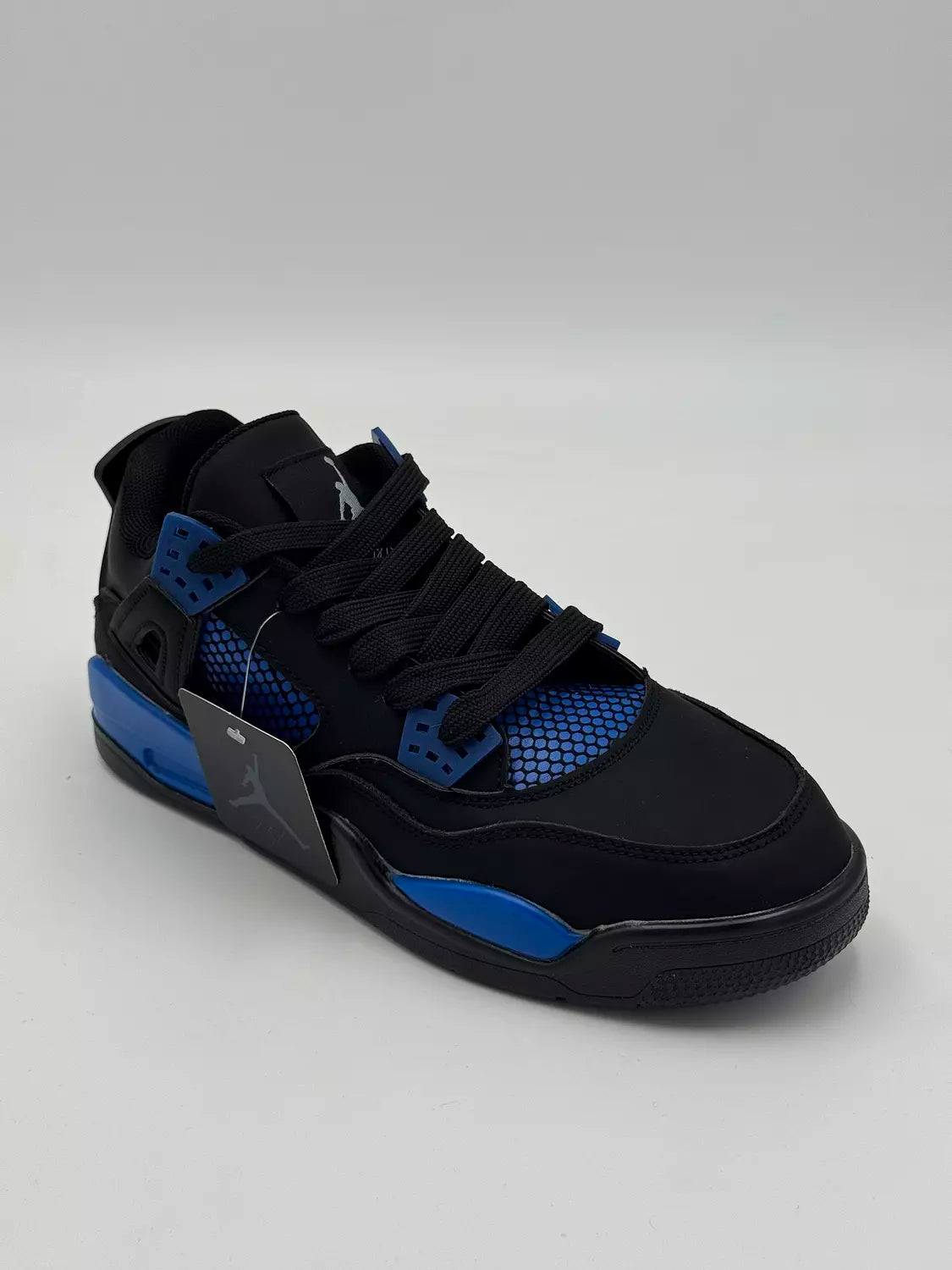 Nike Air Jordan 4 Retro "Black & Blue Thunder"
