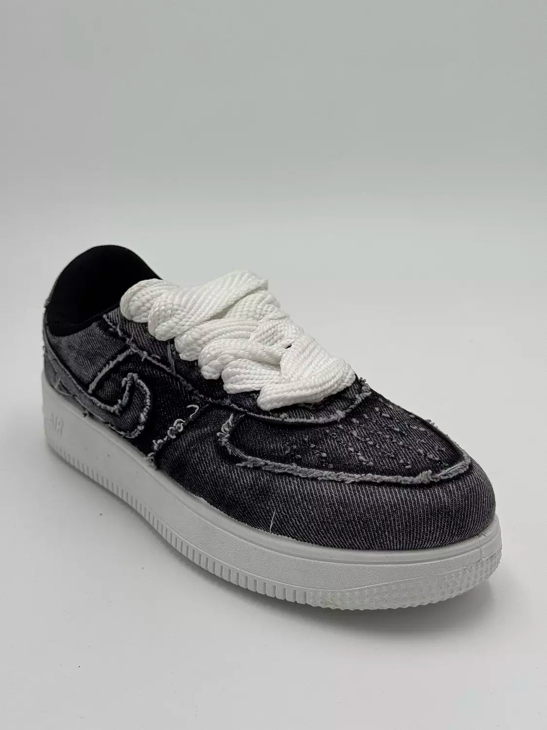 Nike Air Force1 "Full Black Denim"