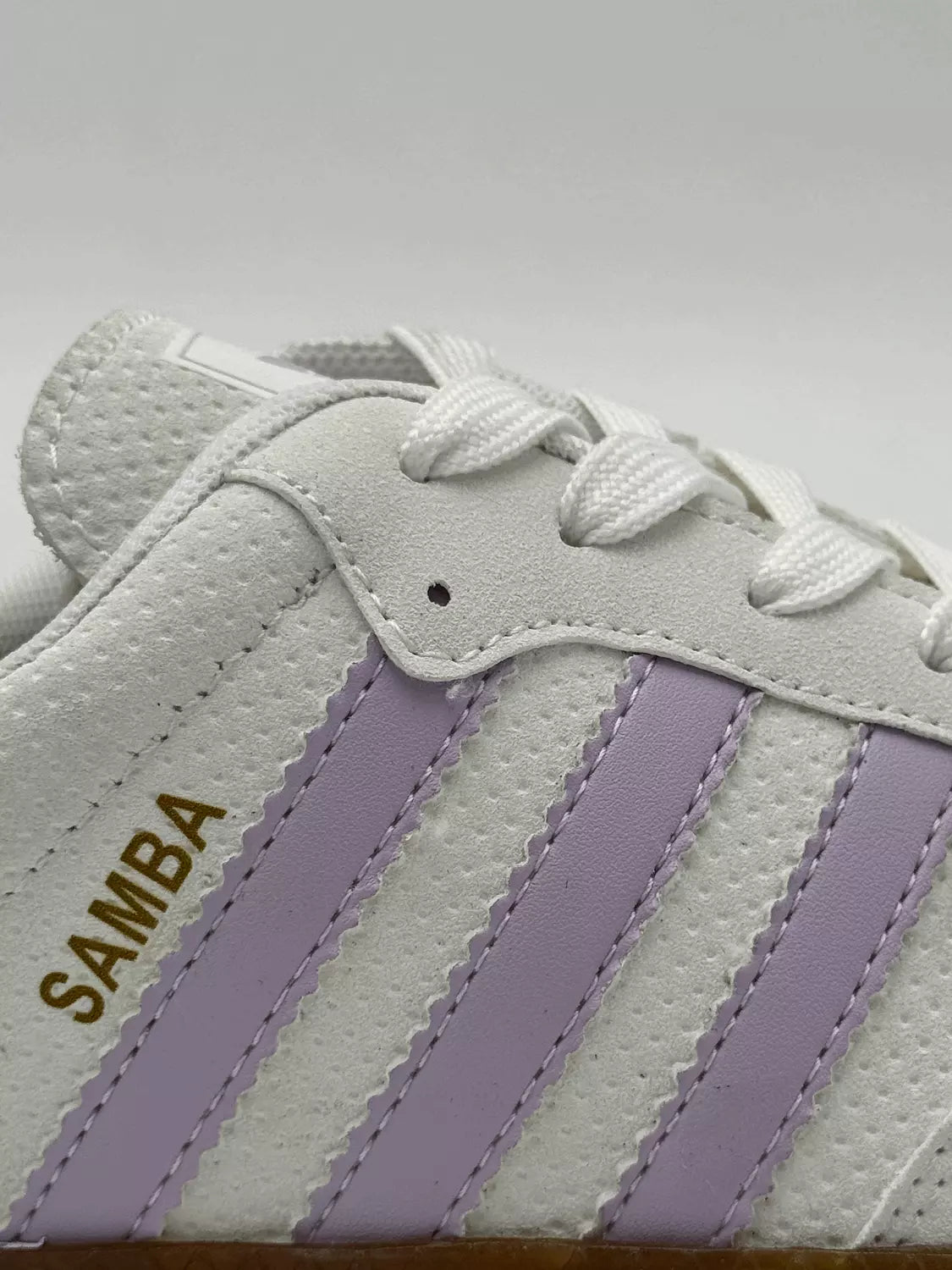 Adidas Samba OG "light purple suede colorway"