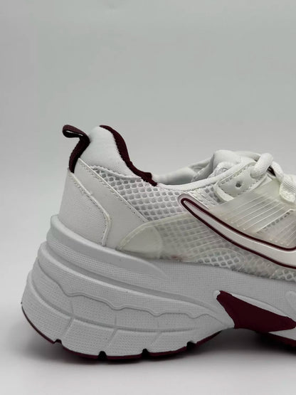 Nike V2K Run "Dark Red Accents"