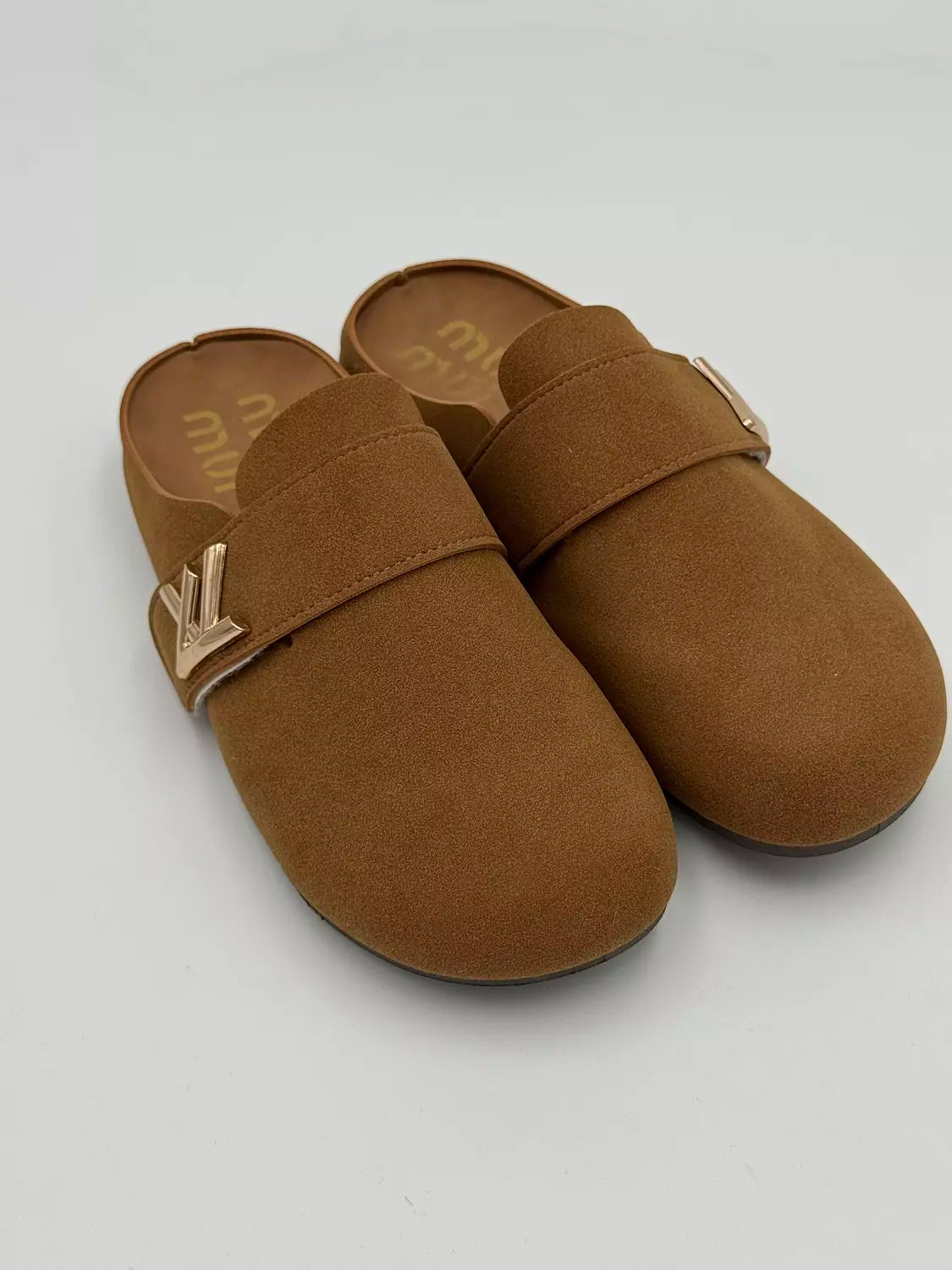 Louis Vuitton X MUI MUI Mules "Havana"