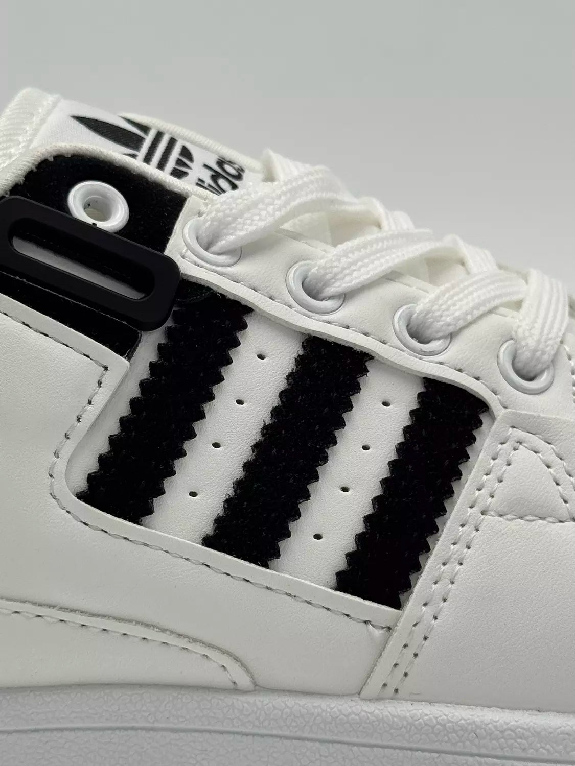 Adidas Forum 84 " black straps"