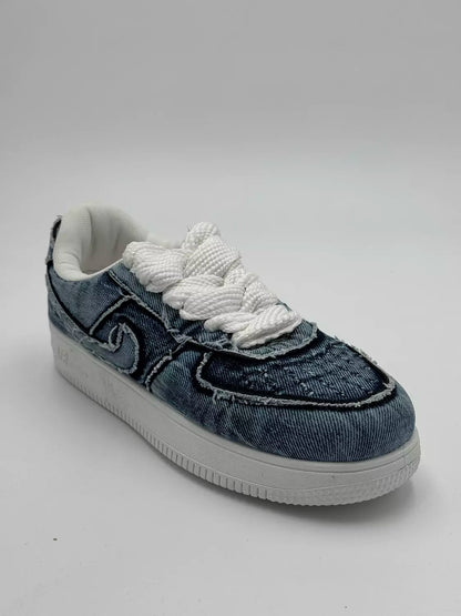 Nike Air Force1 "Full Blue Denim"