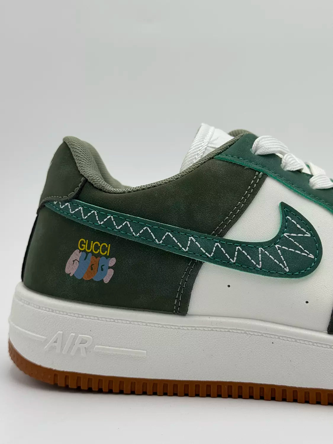 Nike AIr Force X Gucci "green"