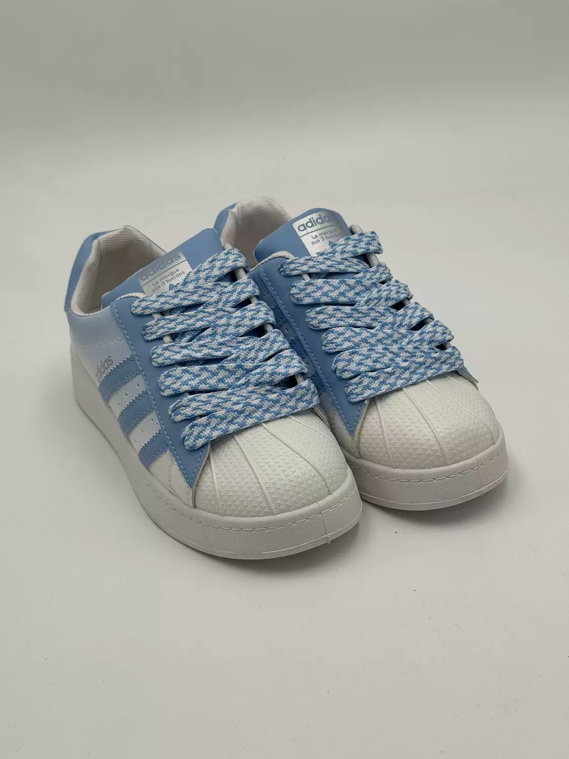 Adidas Superstar (blue colorway)