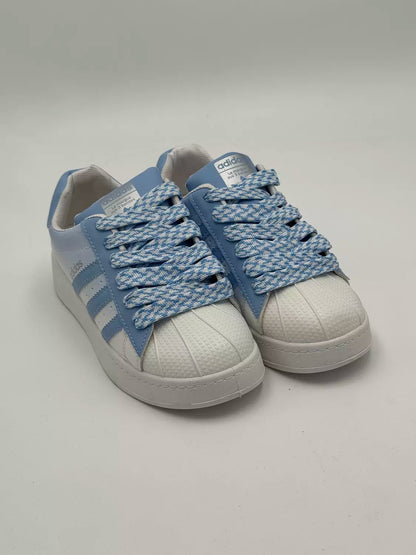 Adidas Superstar (blue colorway)
