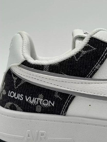 Louis Vuitton x Nike Air Force "Black Denim"