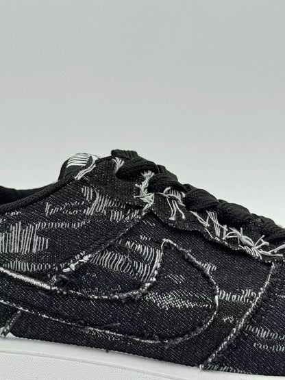 Nike Air Force1 "Black& Grey Denim"