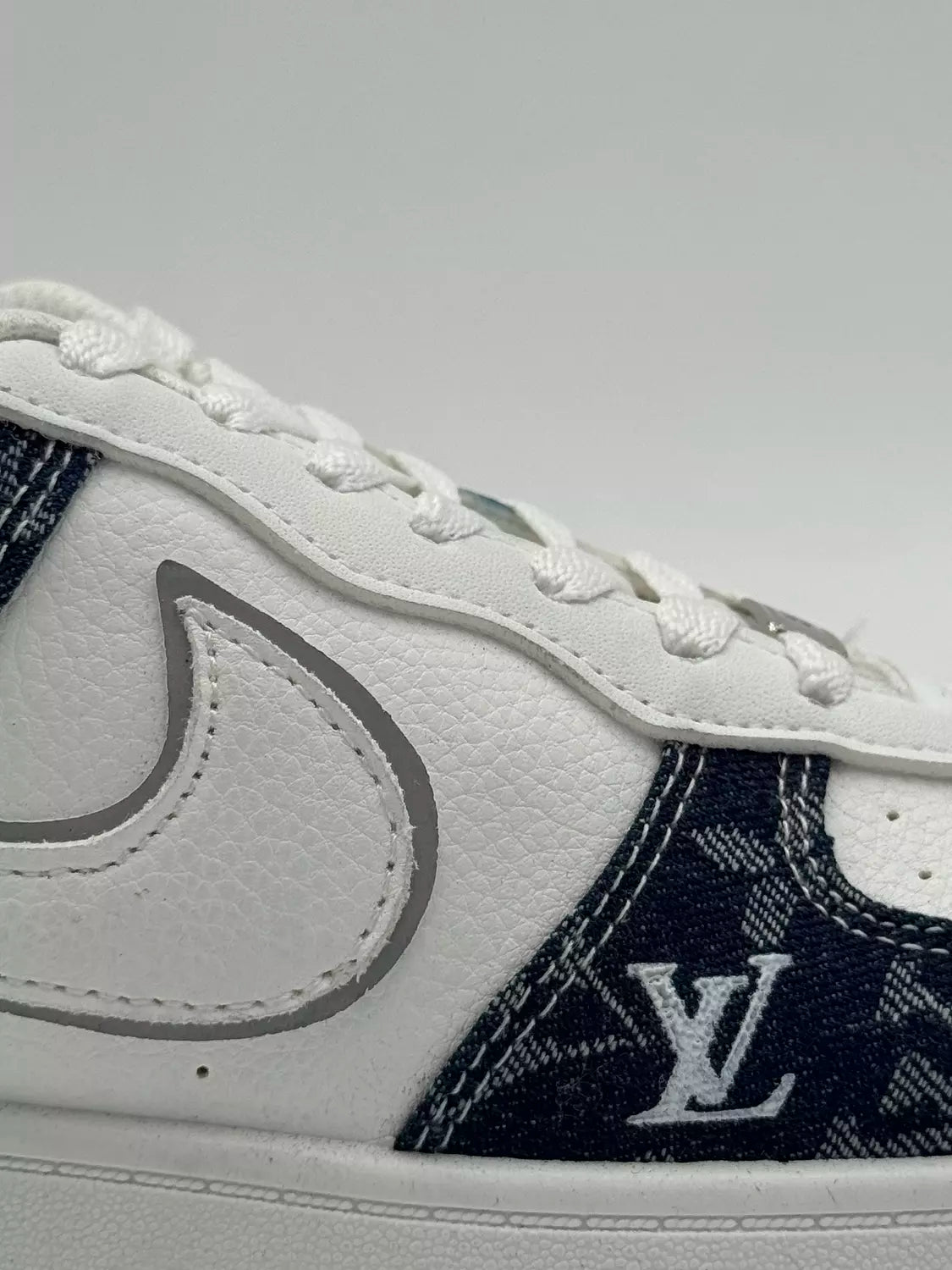 Louis Vuitton x Nike Air Force "Navy Denim"