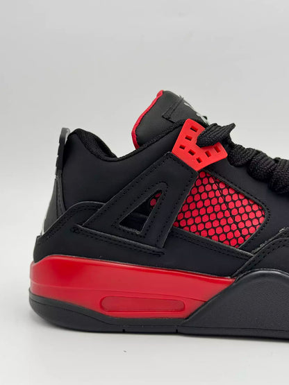 Nike Air Jordan 4 Retro "Black & Red Thunder"