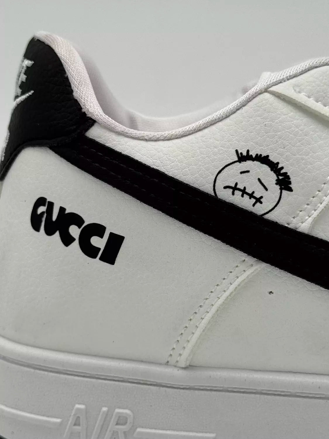 Nike Air Force X  Gucci smile  "black tint"