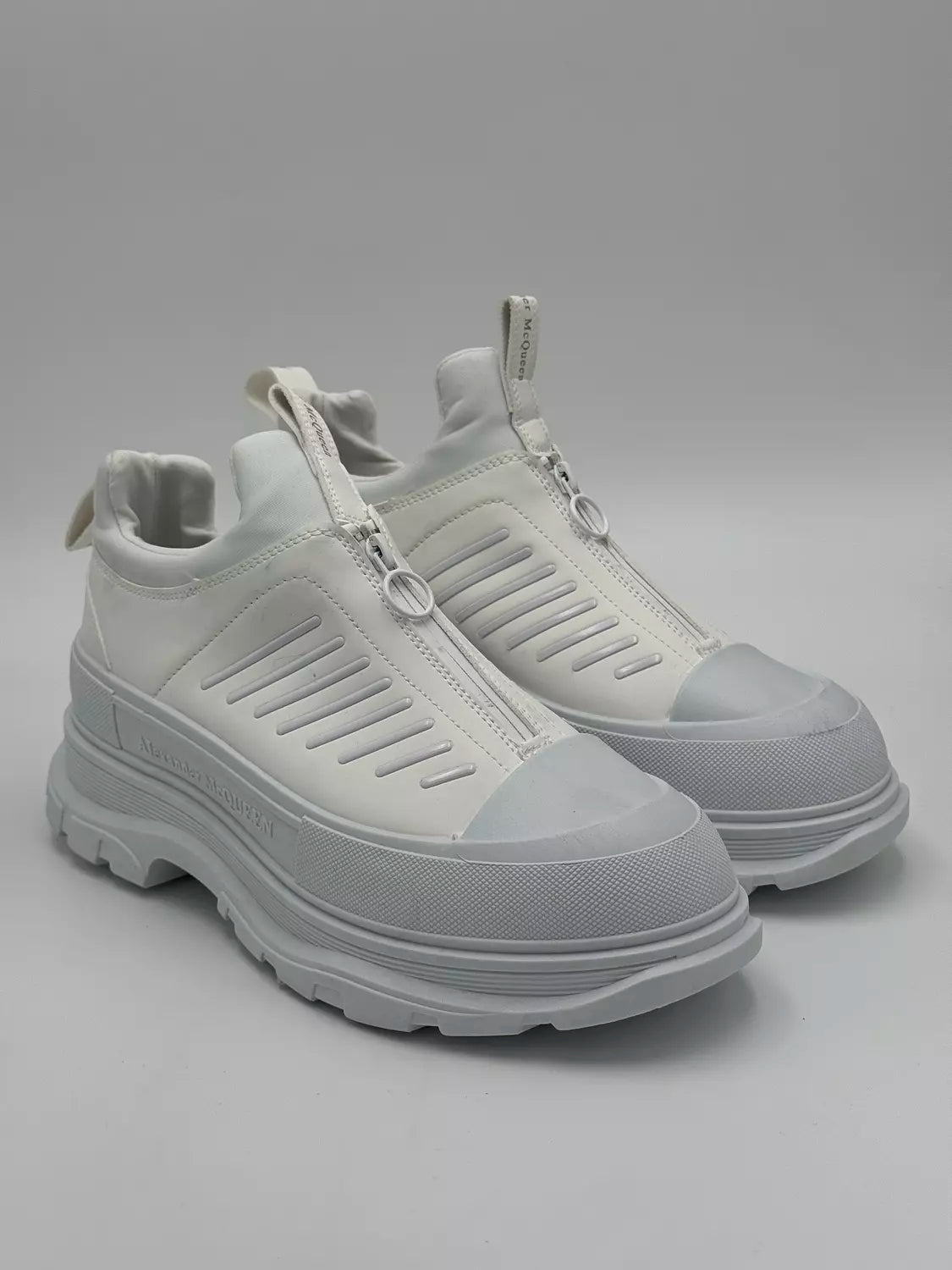 Alexander McQueen Tread Slick "All White"