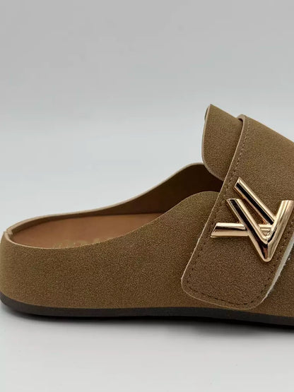 Louis Vuitton X MUI MUI Mules " dark brown"