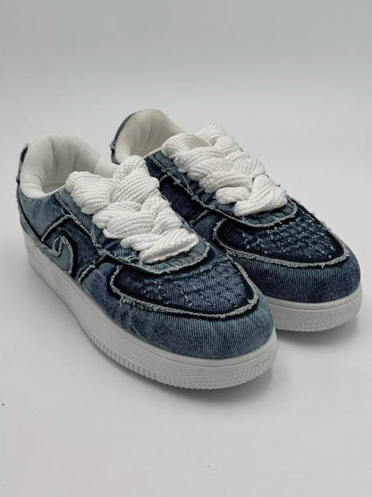 Nike Air Force1 "Full Blue Denim"