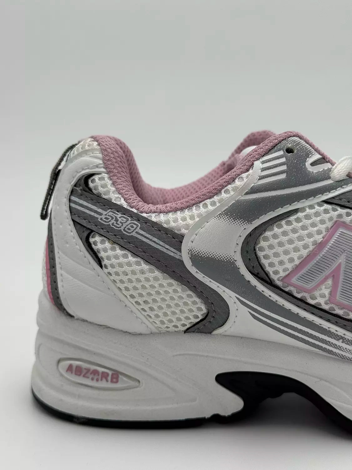 New Balance 530 "grey and pink accents"